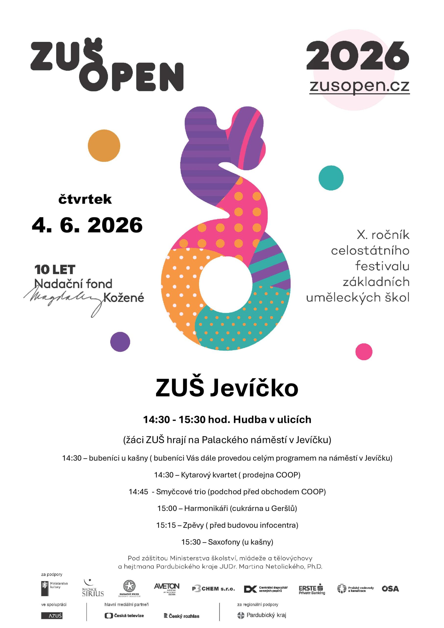 Program ZUŠ Open na náměstí
